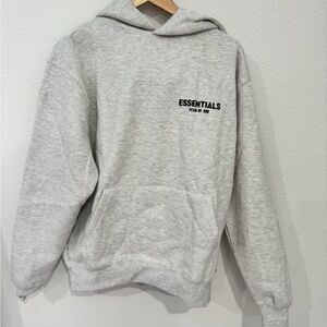Essentials Light Oatmeal  Hoodie size S